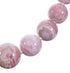 Genuine Sterling Silver Rhodochrosite Bead Necklace RX119192